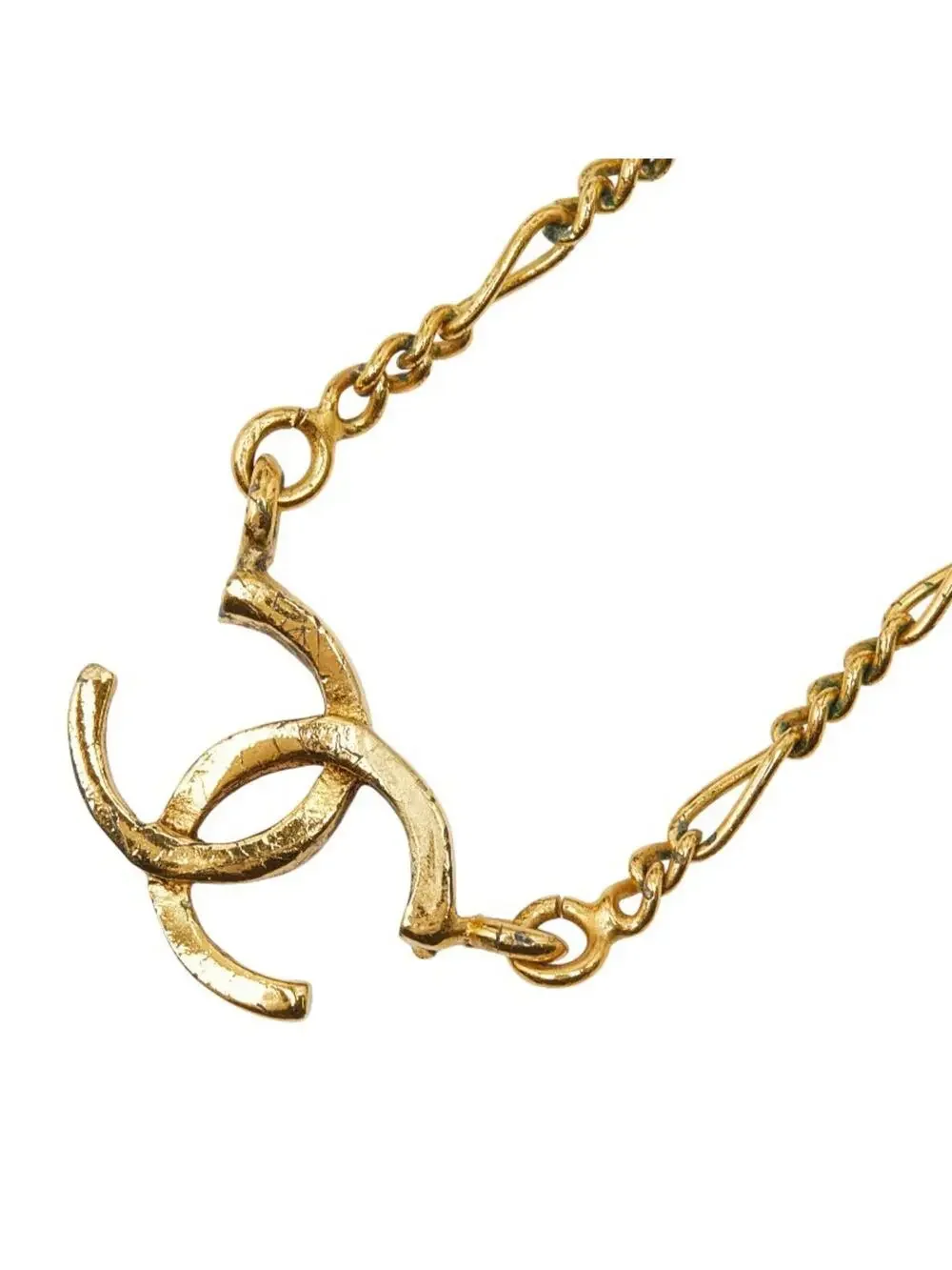 Chanel Cc Logo Pendant Necklace Metal #234303C74B